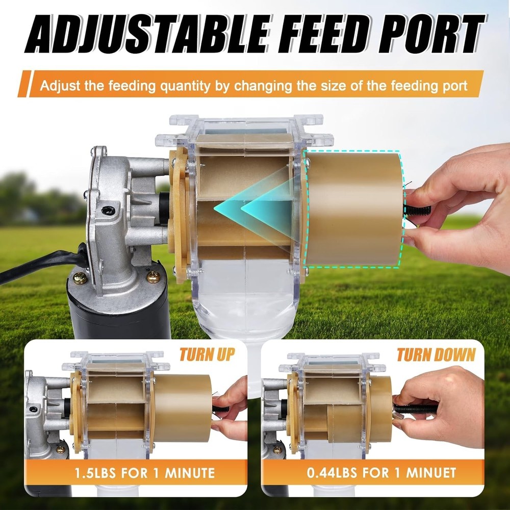 Timed Automatic Chicken Feeder 16 Groups of Timer & Quantitative Poultry Feeders
