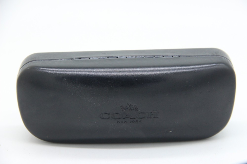 COACH BLACK CASE AUTHENTIC EYEWEAR EYEGLASSES GLASSES CASE ONLY
