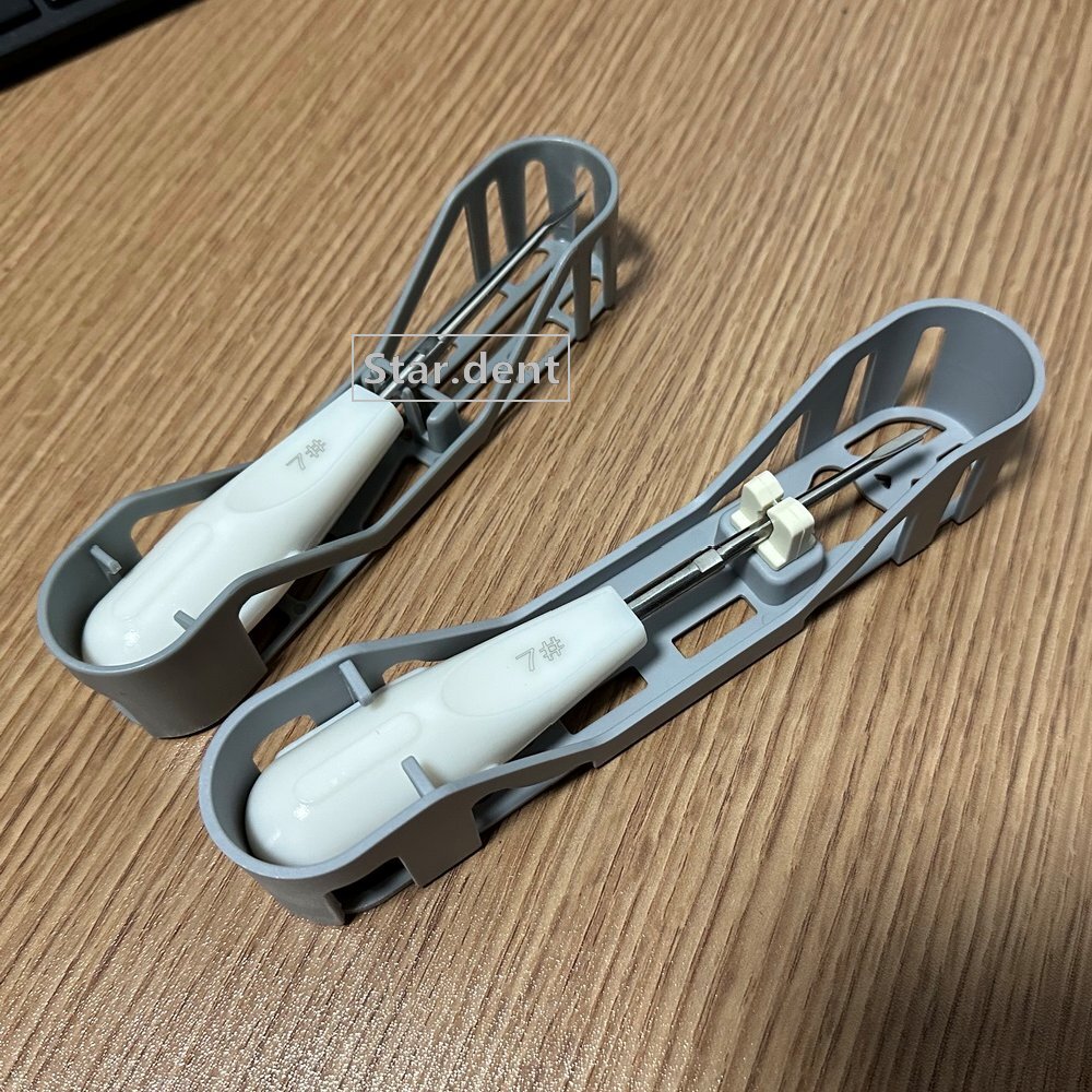 Dental Luxating Elevator Holder Sterilisation Rack Tools Disinfection Tray Cages
