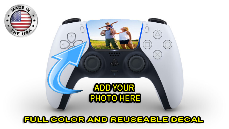 Personalized Custom PS5 Controller Touchpad Your Photo, Image, text Reusable