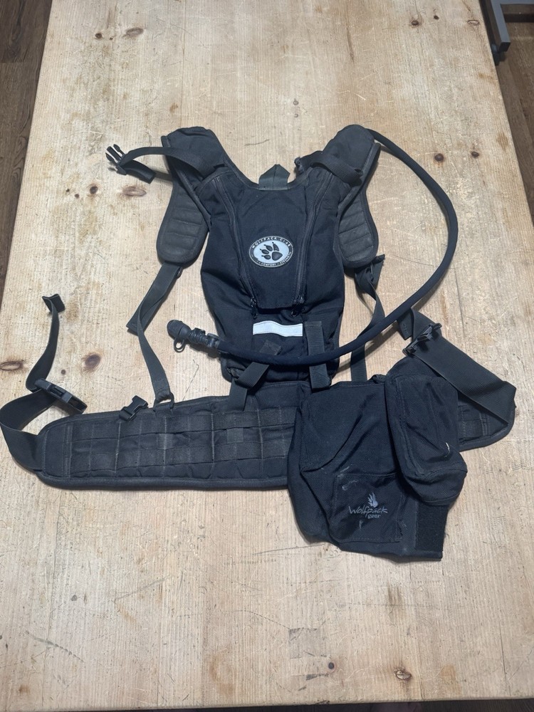 Wolfpack Gear Wildland Firefighter Hydration Pack with new Bite Valve (X)