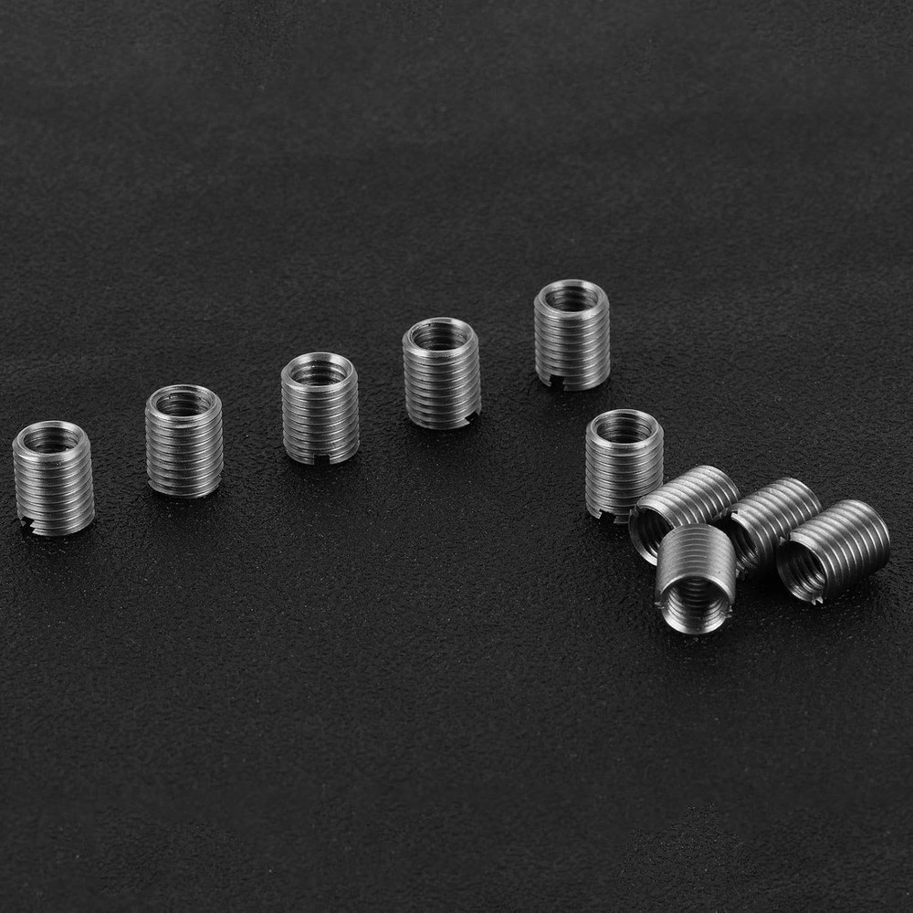 Cost-Effective 10pcs M8 to M10 Thread Insert Nuts - Stainless Steel Construction