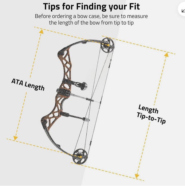 CVLIFE 37" Compound Bow Case, Soft Case, Arrow + multiple pockets, well padded