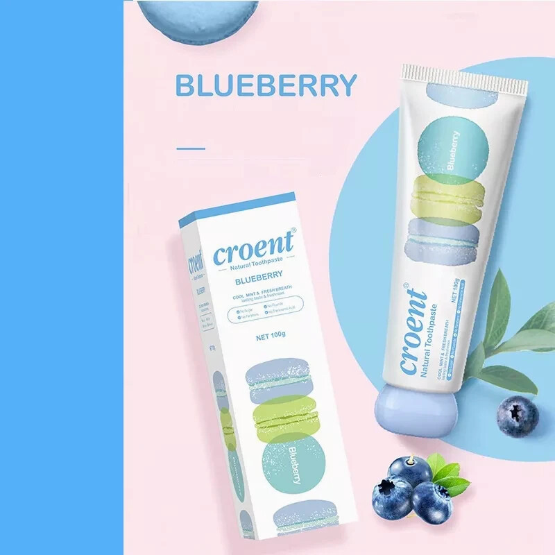 Macaron Toothpaste Cleaning Mouth teeth Breath Cherry blueberry sweet Toothpaste