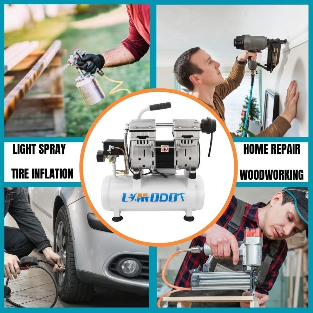 Lightweight 60dB Electric Air Compressor