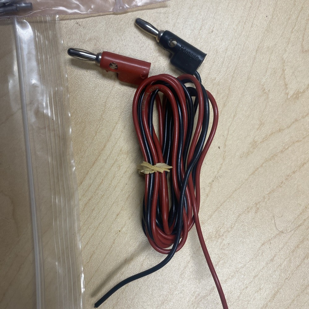 Electrical Multimeter Test Leads with Alligator Clips+ Assorted Other Leads.B67