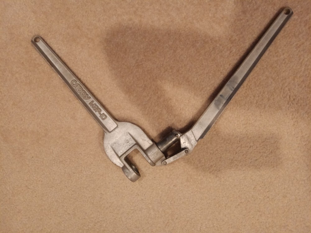 👀 USED CADDY MSP-10 METAL STUD PUNCH for EASY SNAP GROMMETS