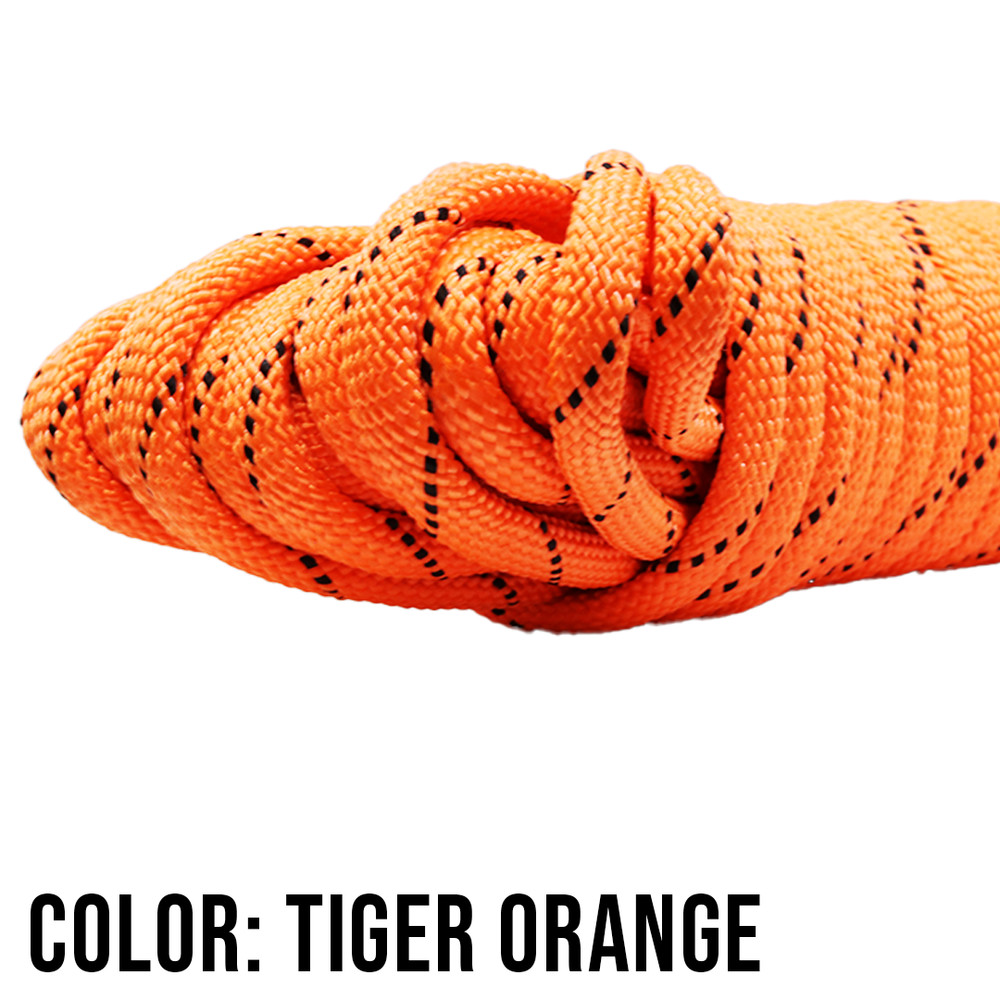 3/8" x 75' Utility Diamond Braided Polypropylene Multi Purpose Rope - BoxerTool