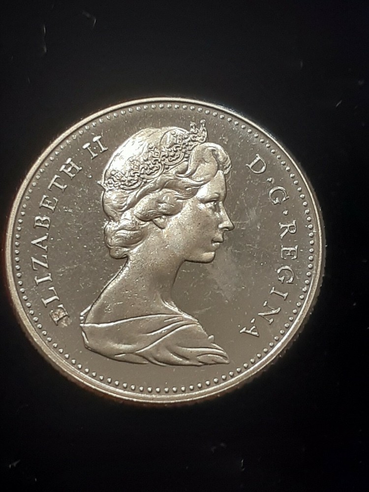 1973 TEN CENTS CANADA KM 77.1