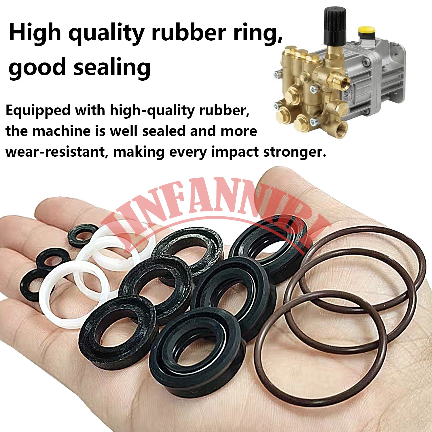 34262 Seals Rebuild Kit Fits Cat Pump 66DX 6DX Pressure Washer Pump 6DX35G1I