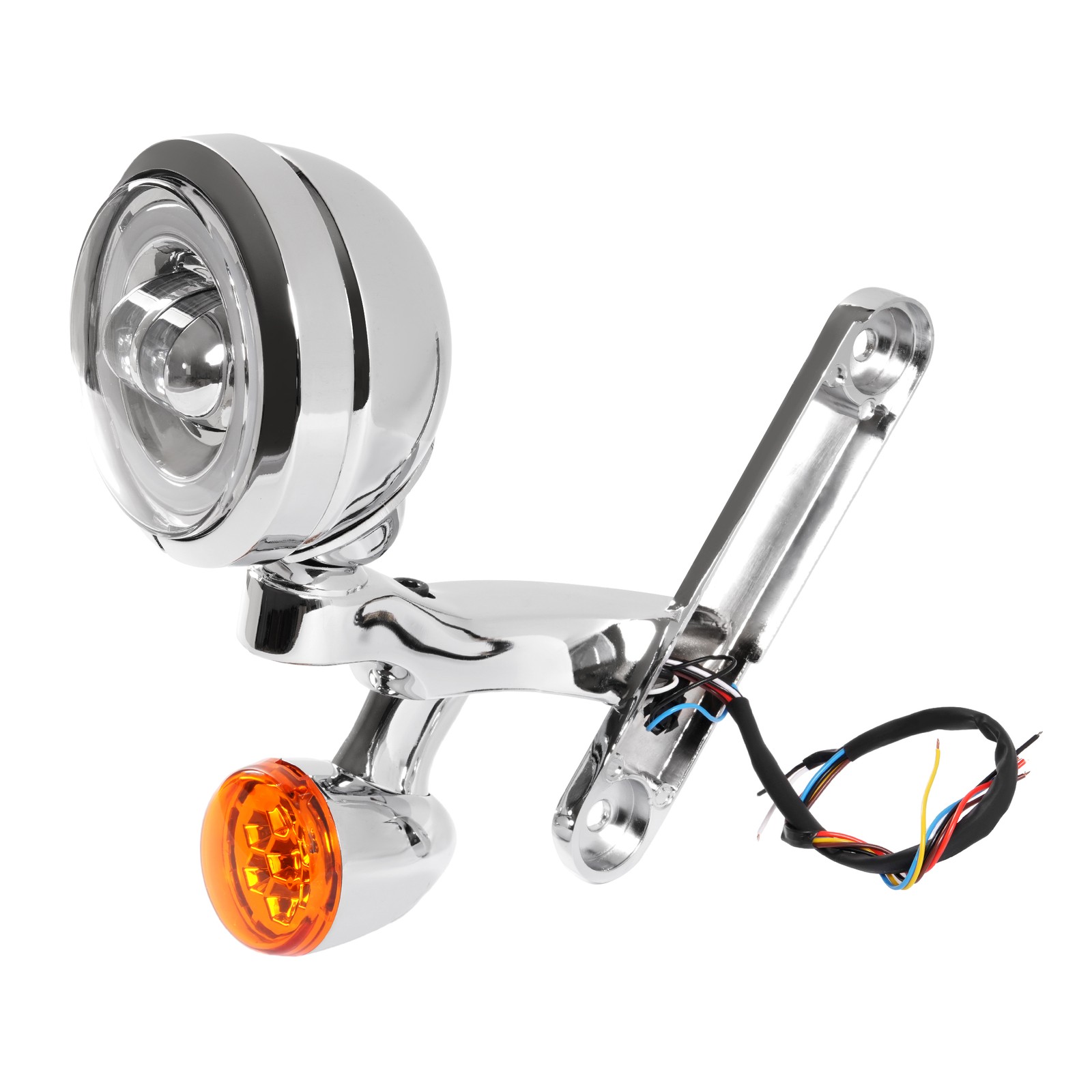 LED Fog Light Turn Signal Spot Bracket For Harley Electra Street Glide FLHX FLHR