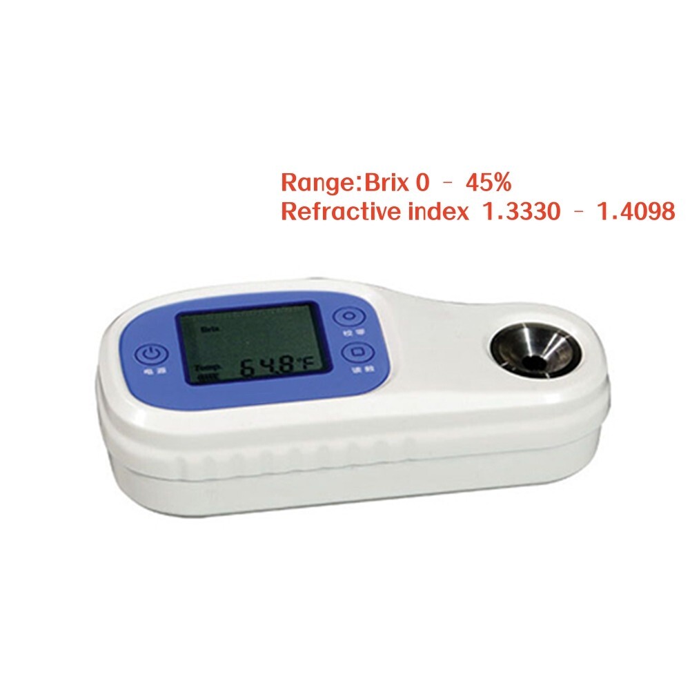 Handheld Brix Tester Sugar Brix Refractometer Optics Instruments For Juices Food