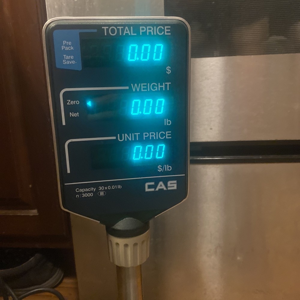 CAS 30 Lb Price Computing Scale Great Condition