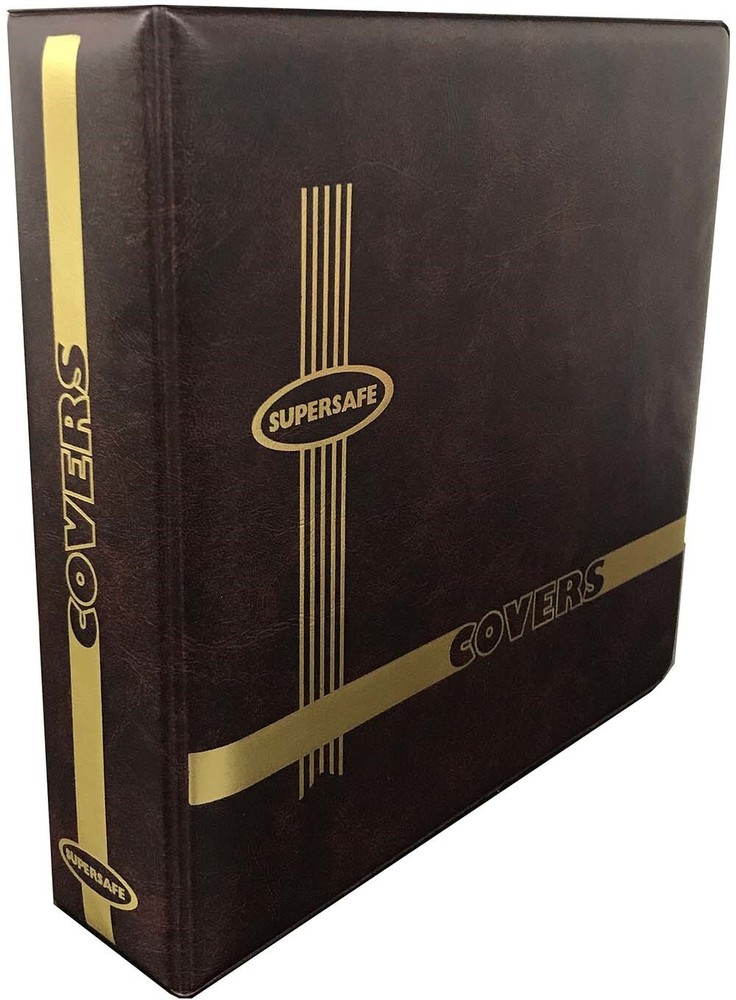 Supersafe Album For 128 FDC Size #6 First Day Cover Binder Red Quality Pages NEW