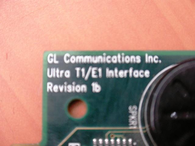 GL Communications Ultra T1/E1 Analyzer Card 8 ISA