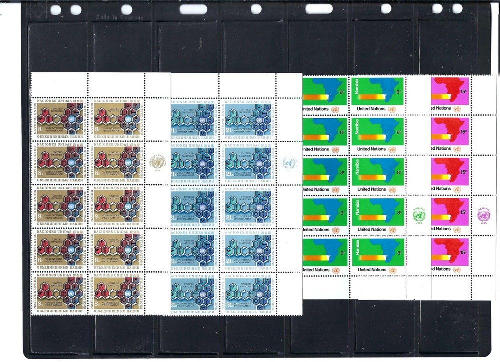 1972 UN ASSORTED MIB's/10 - New York Office - MNH (2094)