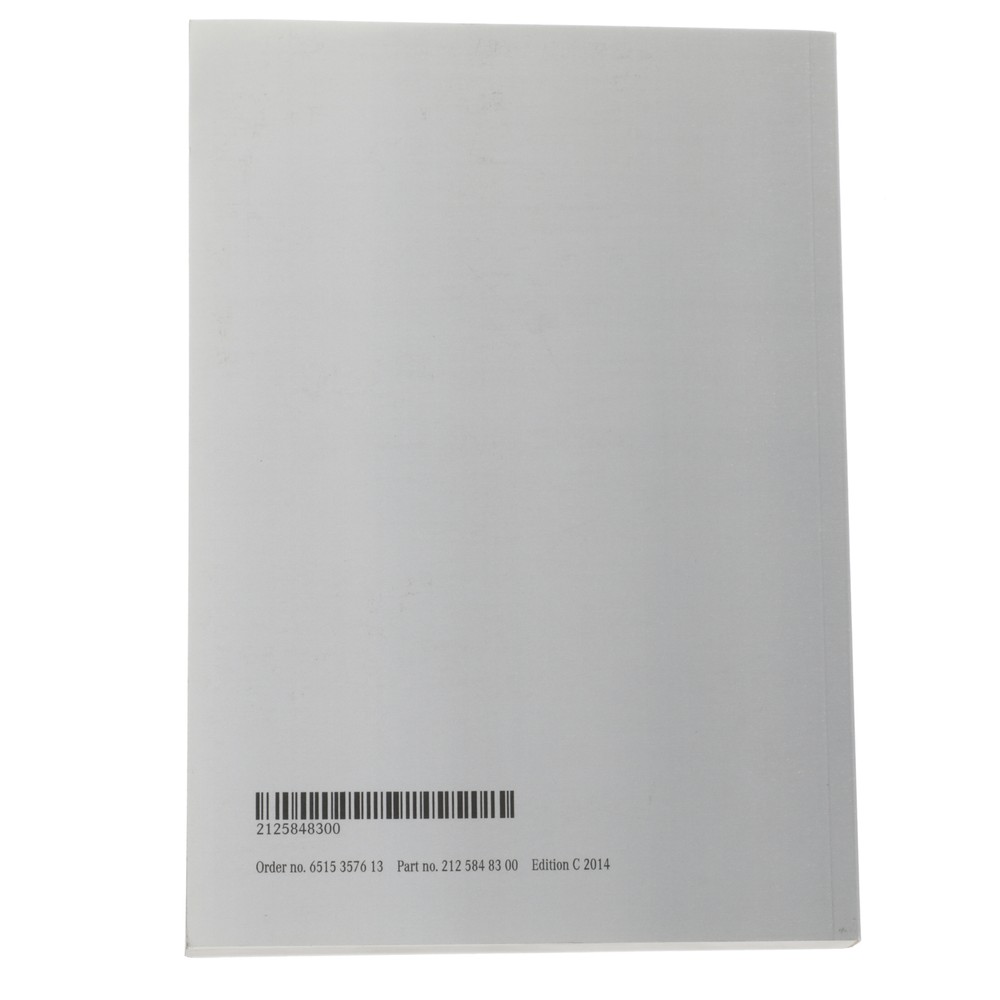 2011-2016 Mercedes-Benz E-Class Operator's Manual