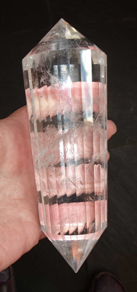 Clear Quartz Vogel 24-sided Crystal - v2002