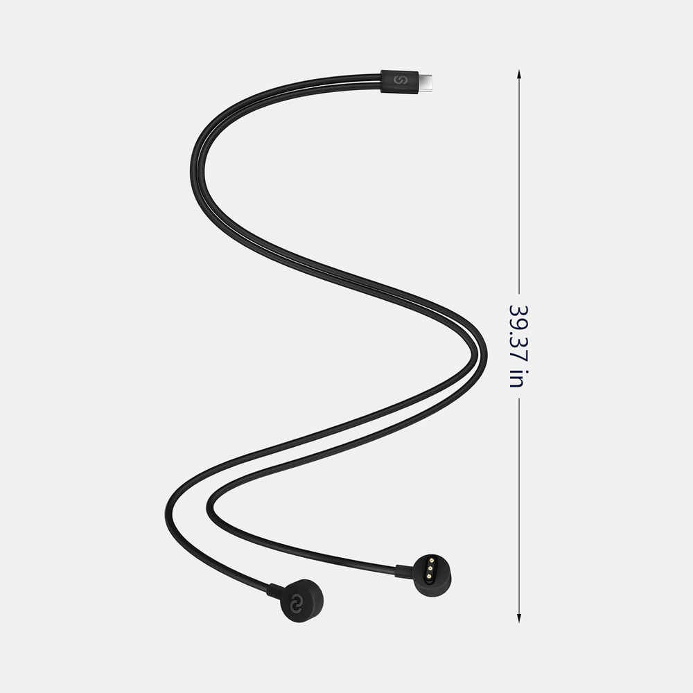 2-In-1 Charging Cable for Meta Quest Pro Controllers Durable Safe for Simultaneo