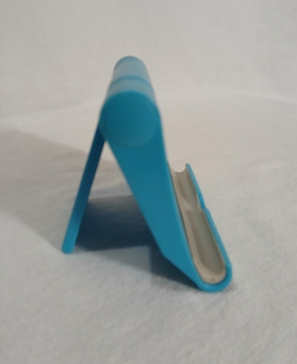 Hello by Design Blue Foldable Cellphone Stand Holder Rest for iPhone Tablet