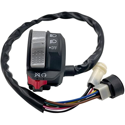 Left Handlebar Control Engine Start Run Off Headlight Switch for Yamaha Big