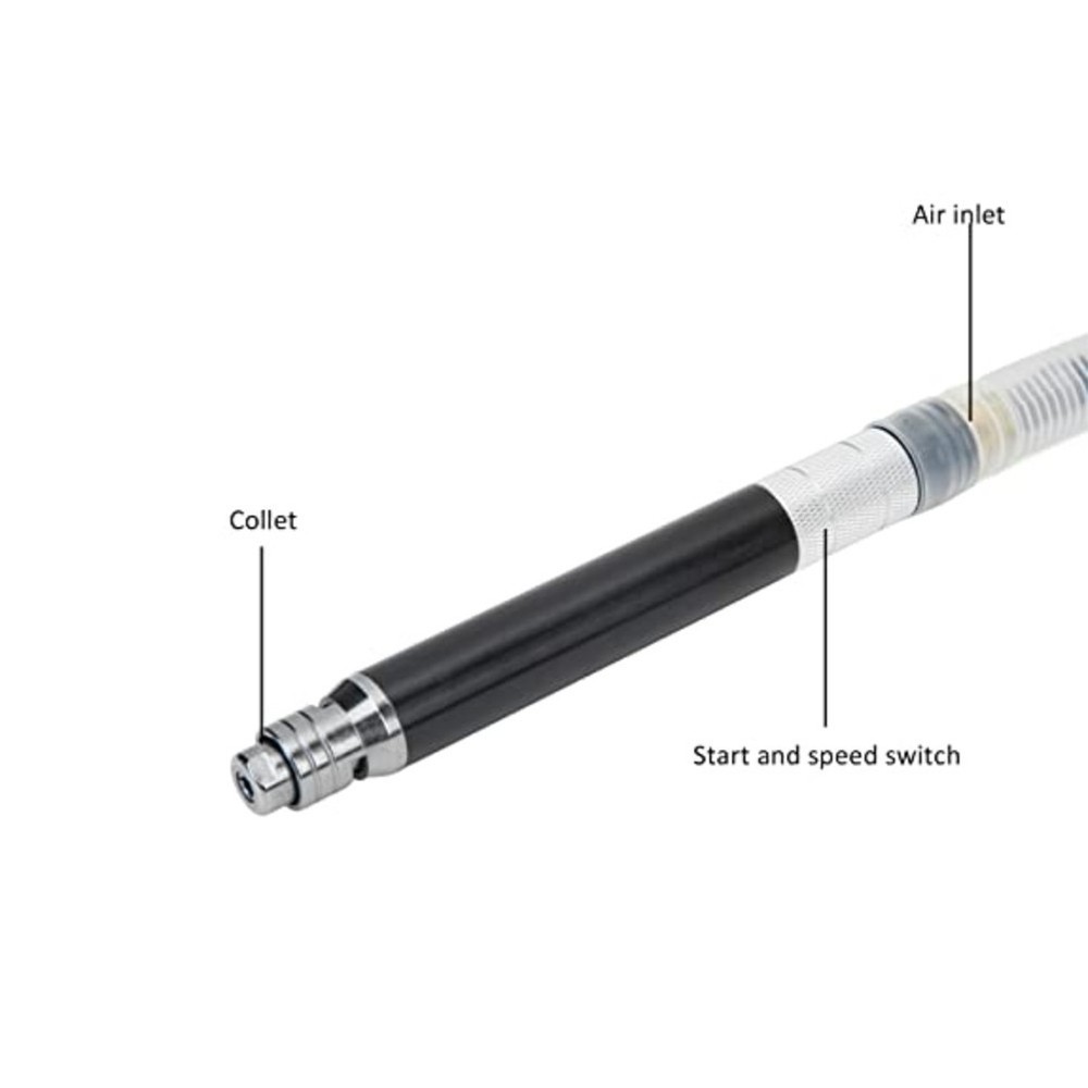 High Speed Pneumatic Pencil Grinder Kit Compatible with Air Compressors