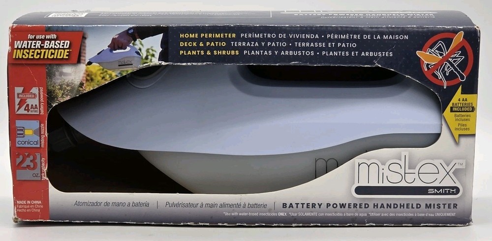 Mistex Smith Handheld Mister For Water Based Insecticides Battery Operated