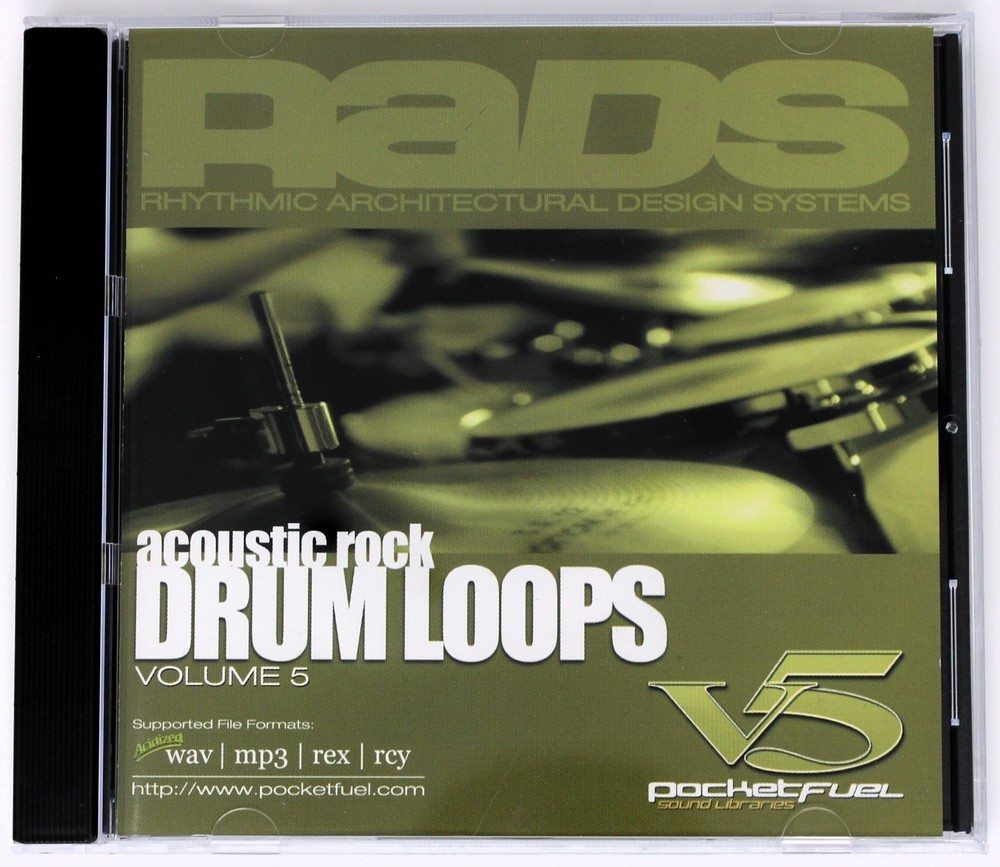 Pocket Fuel Rythmic Architectural Design Systems Vol 5 Sound Library/Sampling CD