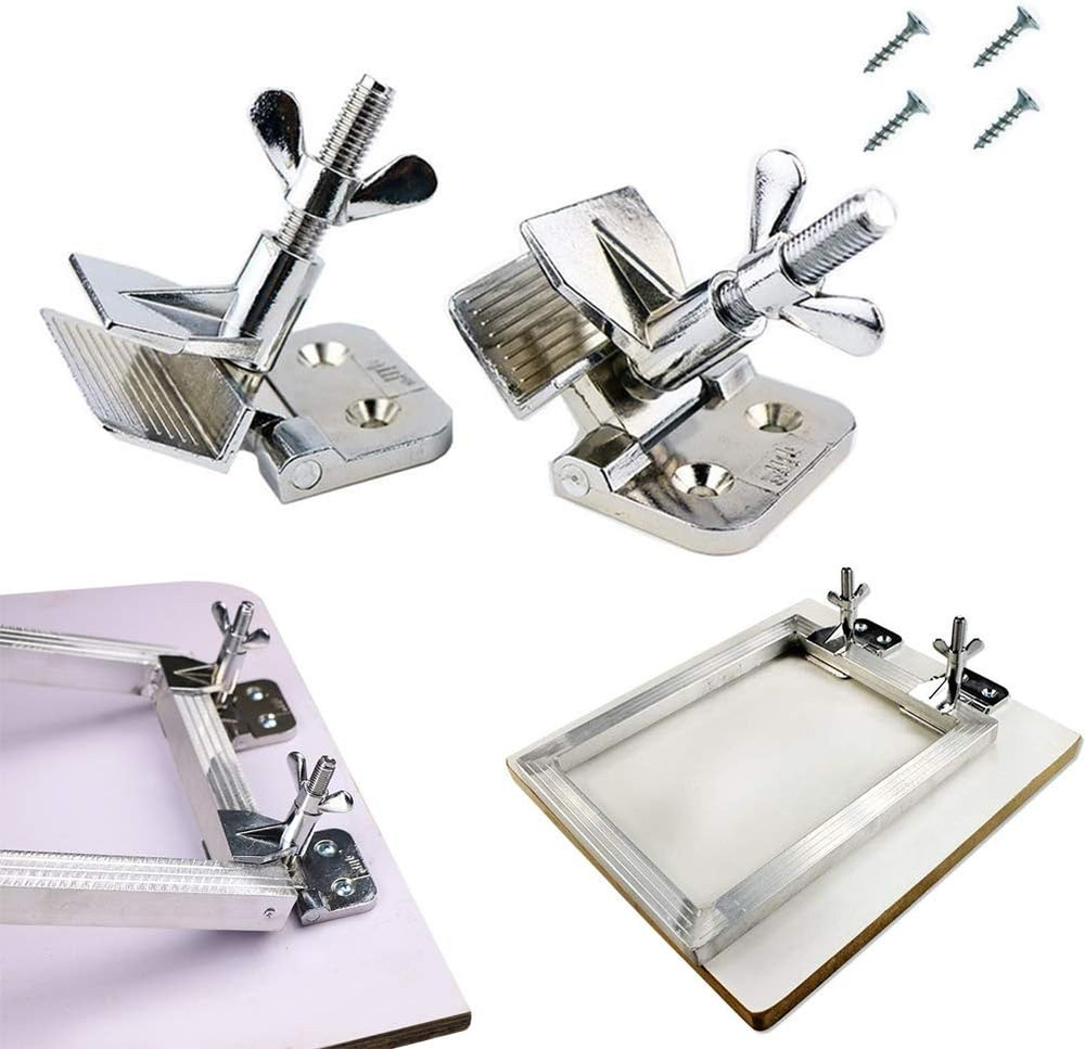 2Pcs Screen Frame Butterfly Hinge Clamp for Silk Screen Printing Hobby Printer I