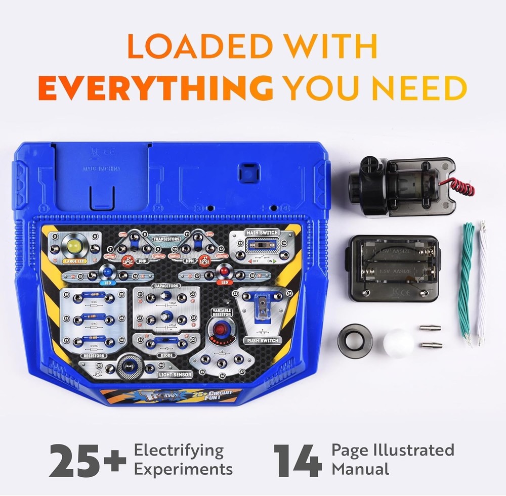 Exciting Playz STEM Learning Kit: 25+ Hands-On Electric Circuit Experiments