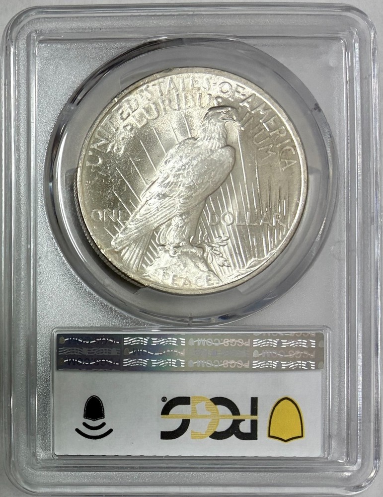 1923 Silver Peace Dollar, PCGS MS-63
