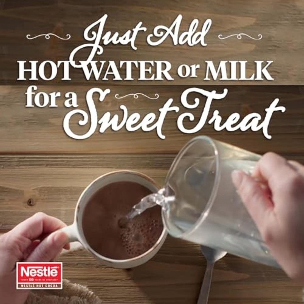 Delicious Hot Cocoa Packets - Real Cocoa with Vanilla Notes, 35.5 oz Bulk Pack