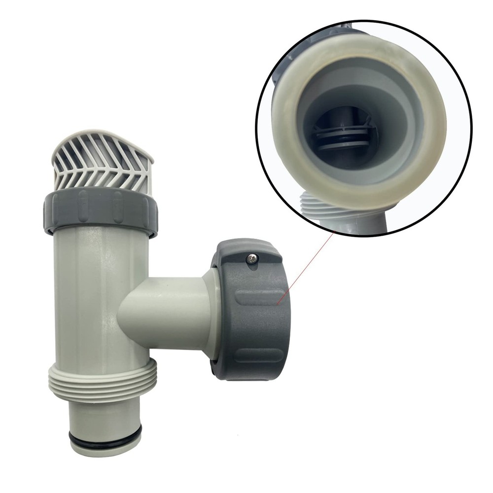 2 Pack Plunger Valve & Inlet Water Nozzle & Filter Mesh Outlet Strainer Grid ...