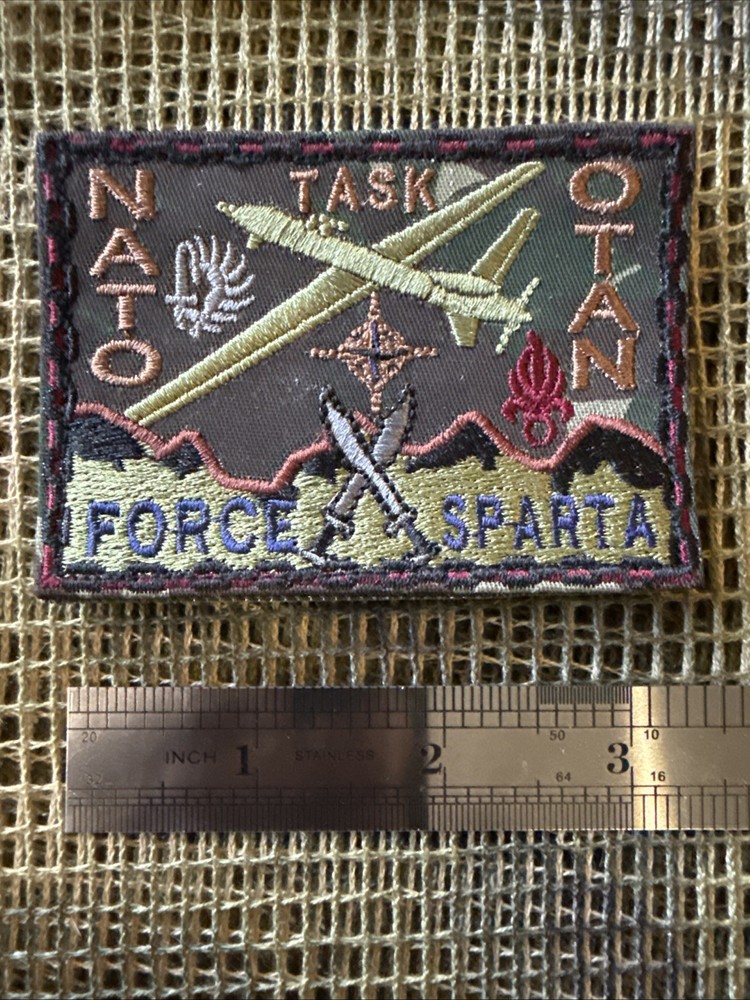 French Foreign Legion NATO TASK FORCE Sparta Drone Afgan War Patch