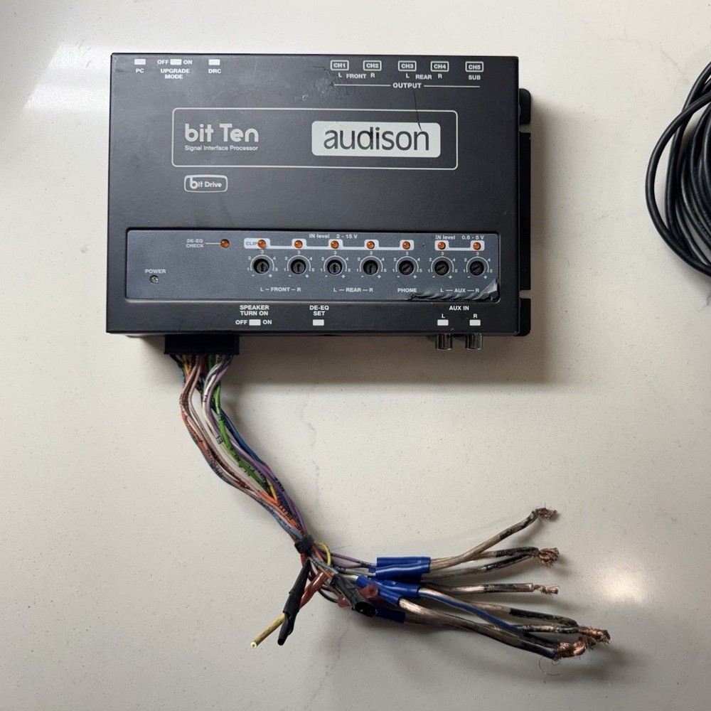 Audison bit Ten Signal Interface Processor Model bit Ten MPN bit Ten