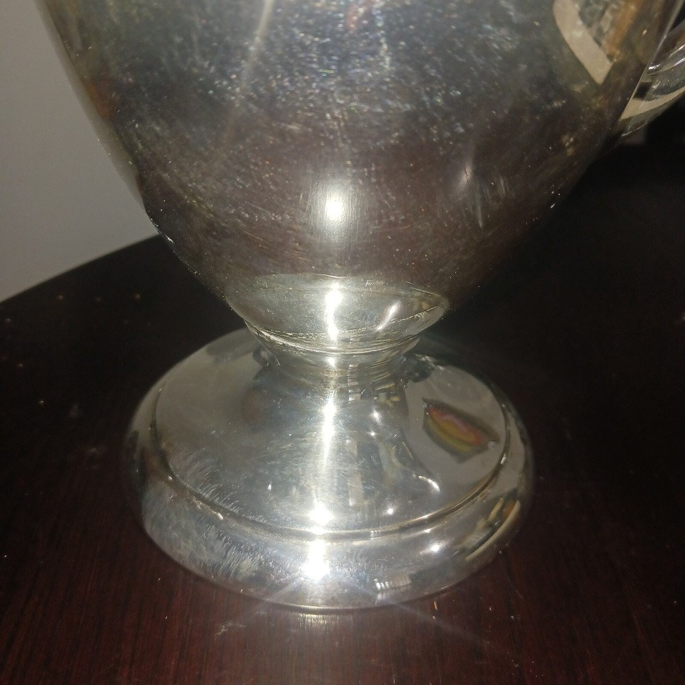 Benedict E.P.N.S. B.M.M. Period Plate Georgian 1859 Silver Pitcher