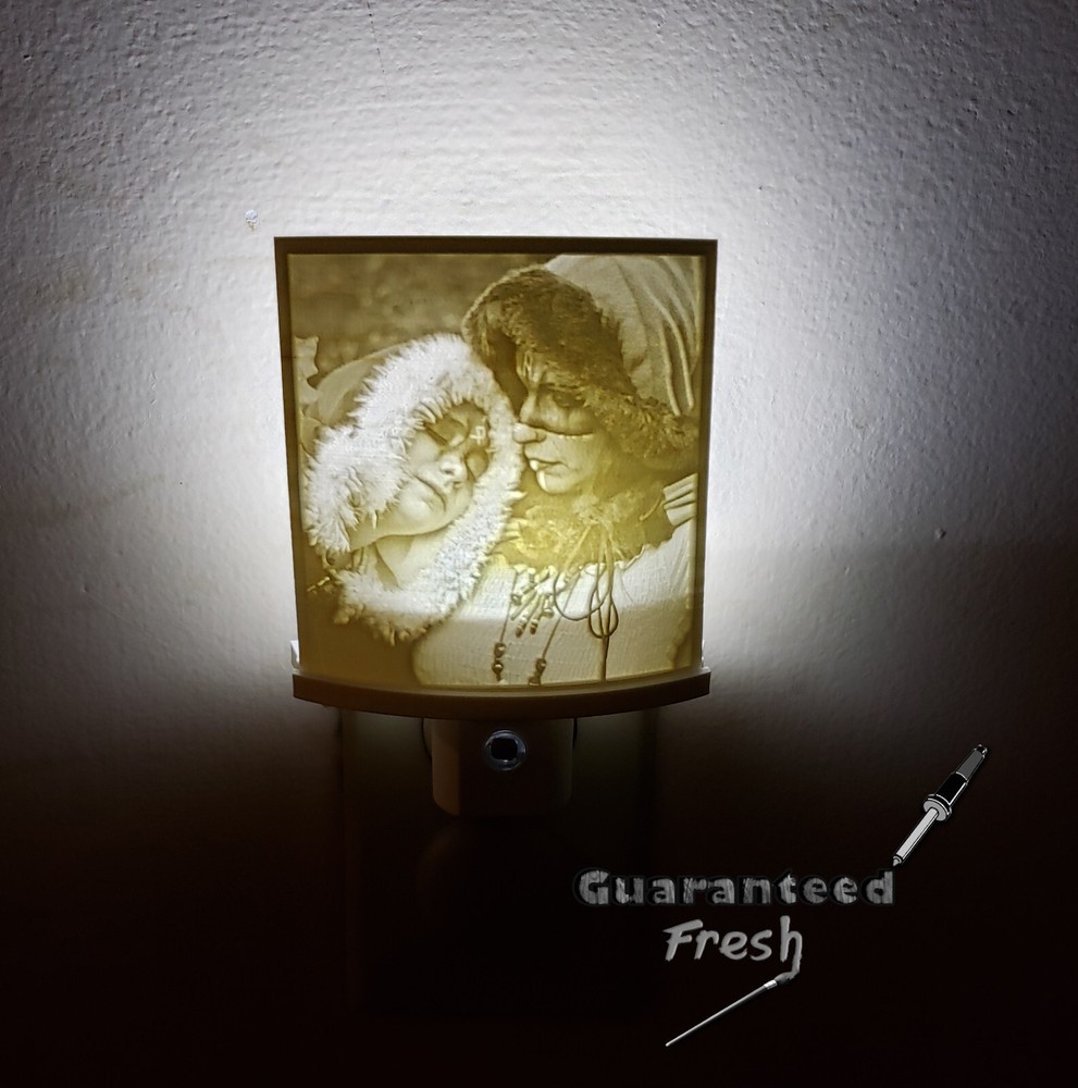 Personalized Custom Photo Night light - Made to order