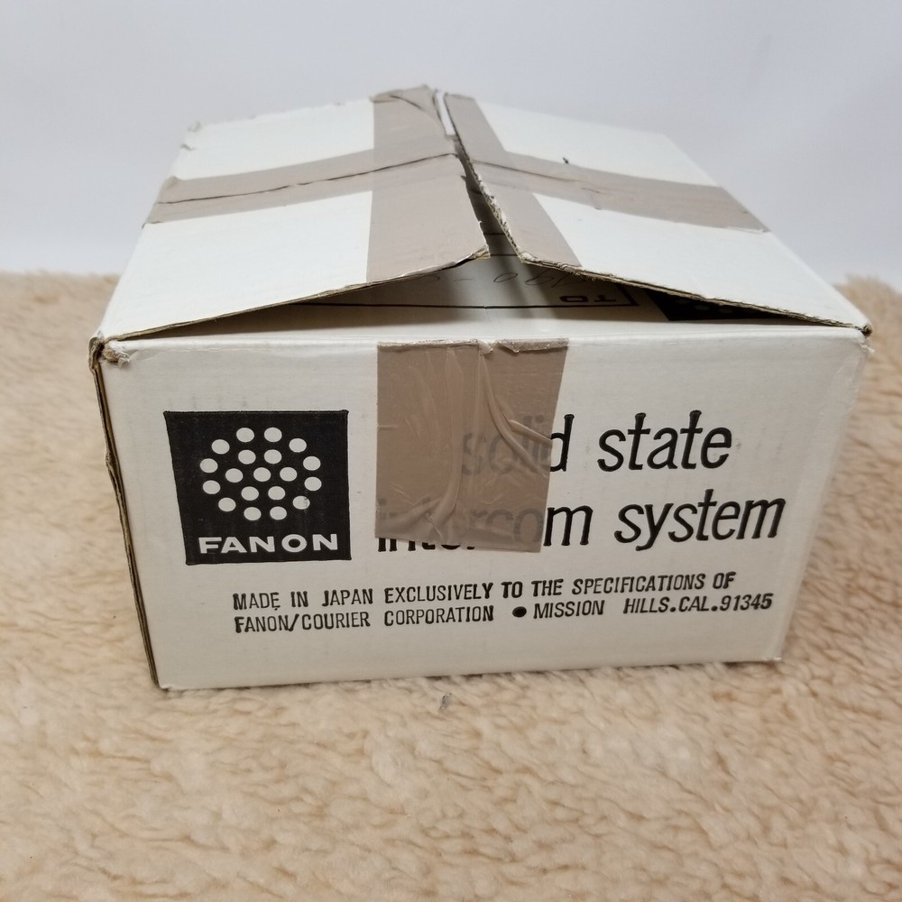 Fanon Courier Director 1 Solid State Intercom Remote Station NIB New NOS Look
