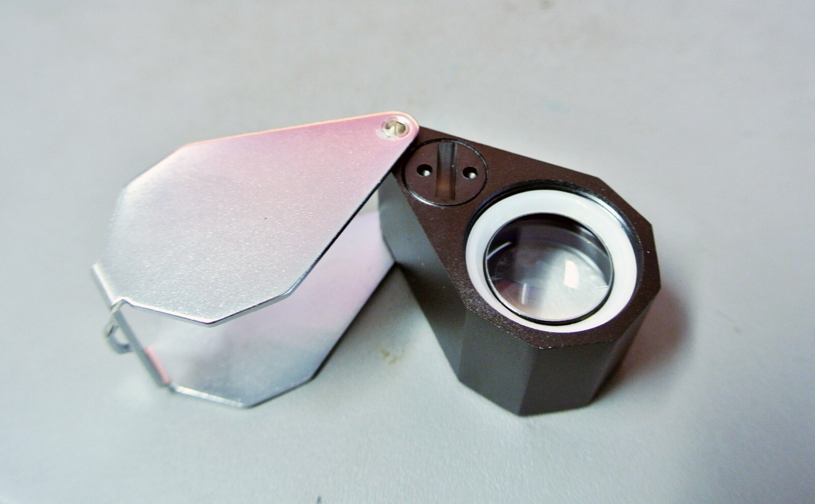 20X White LED lighted Triplet Jewelry Loupe Magnifier Microscope 20X - 21mm