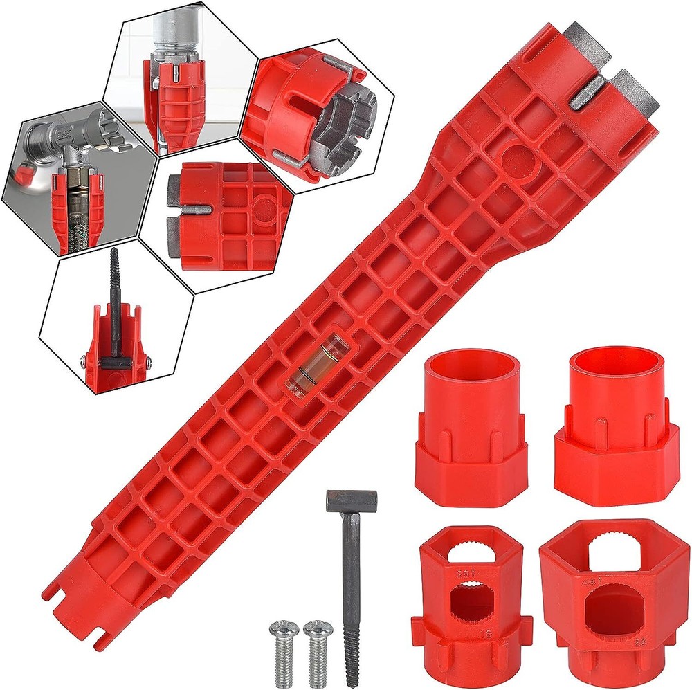 Faucet Sink Installer Multi Tool Wrench Plumbing Kitchen Water Pipe Spanner