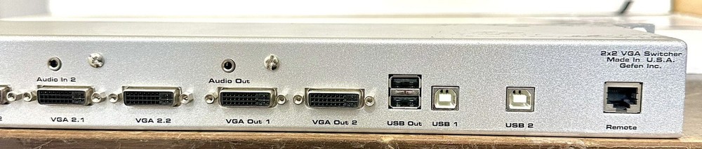 Gefen 2x2 VGA USB Audio Switcher