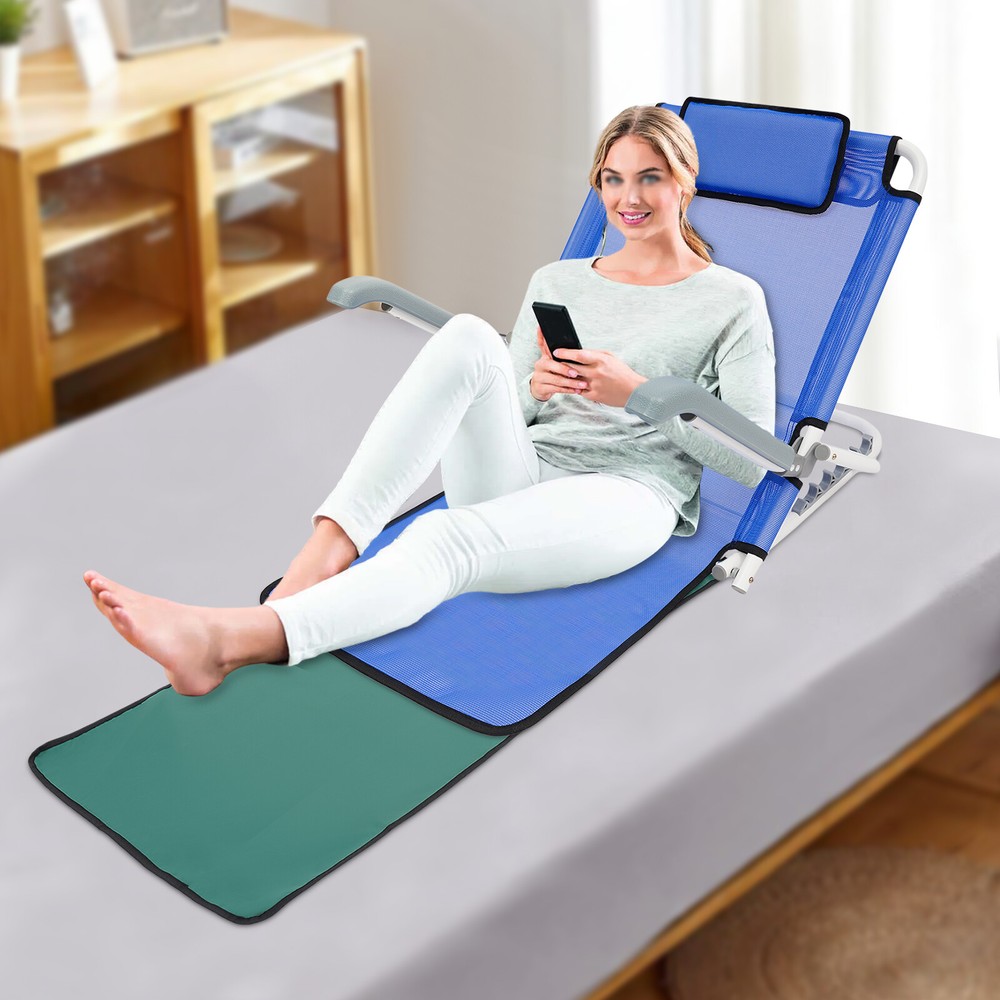 Adjustable Bed Backrest Support Foldable Sit-up Back Rest Patient Care Bed Chair