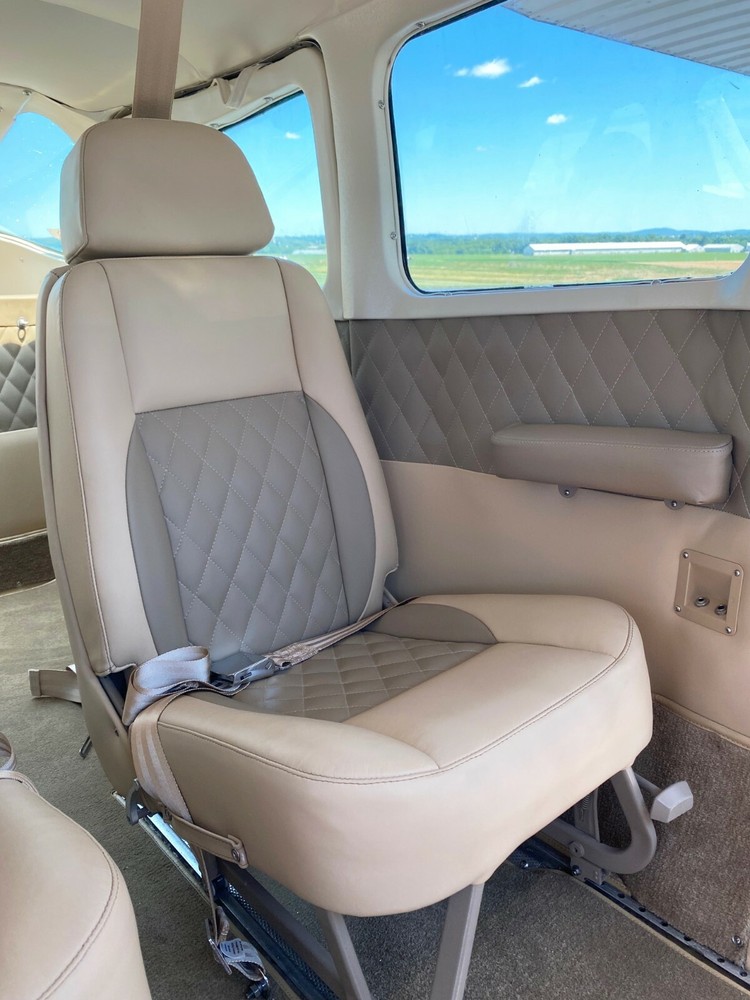 Beechcraft Model 18 or Twin Beech leather interior