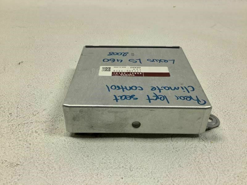 2007 LEXUS LS460 REAR LEFT SEAT CLIMATE CONTROL MODULE OEM+