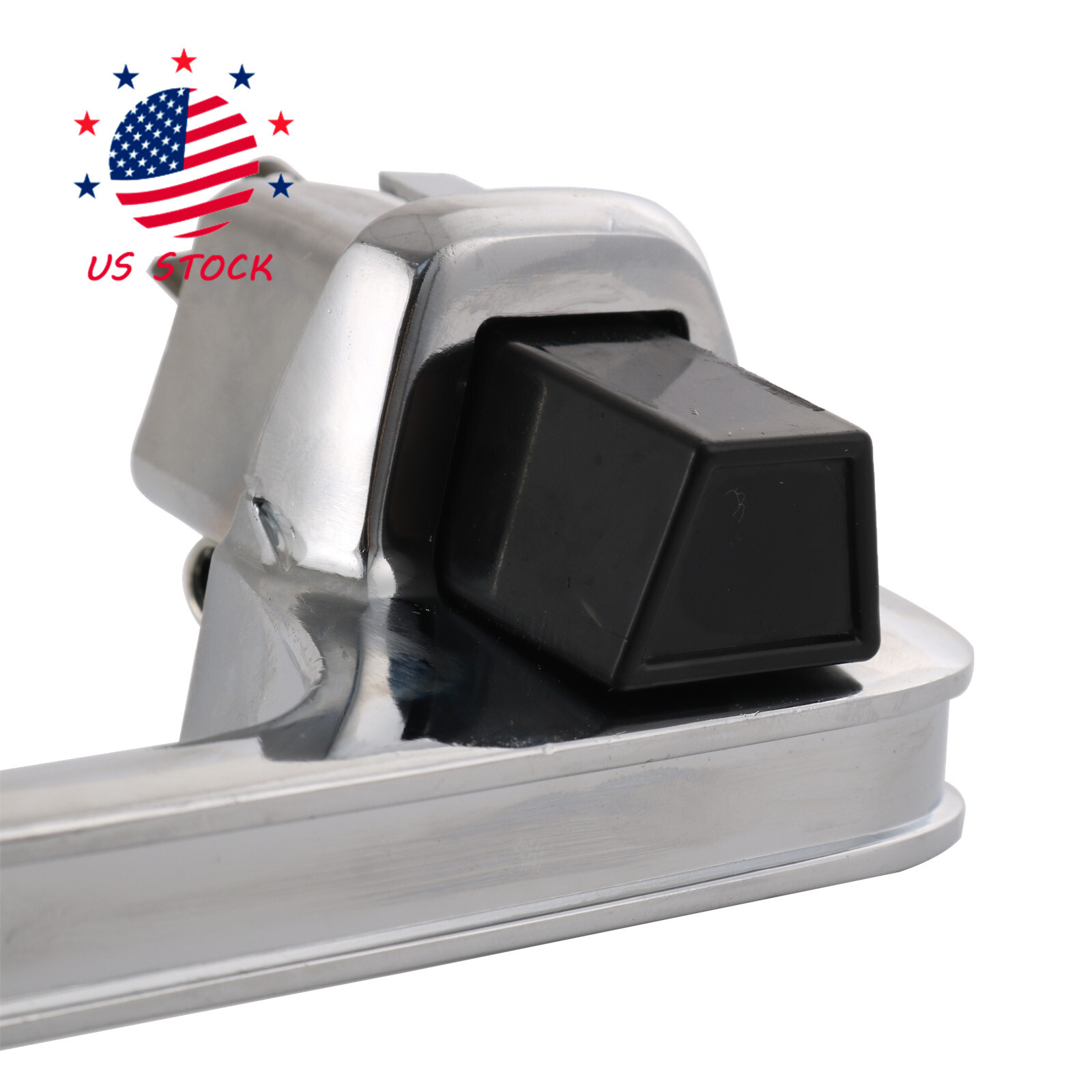 Set 2× Chrome Outer Outside Exterior Door Handle Pair for Chevy GMC Pickup Truck