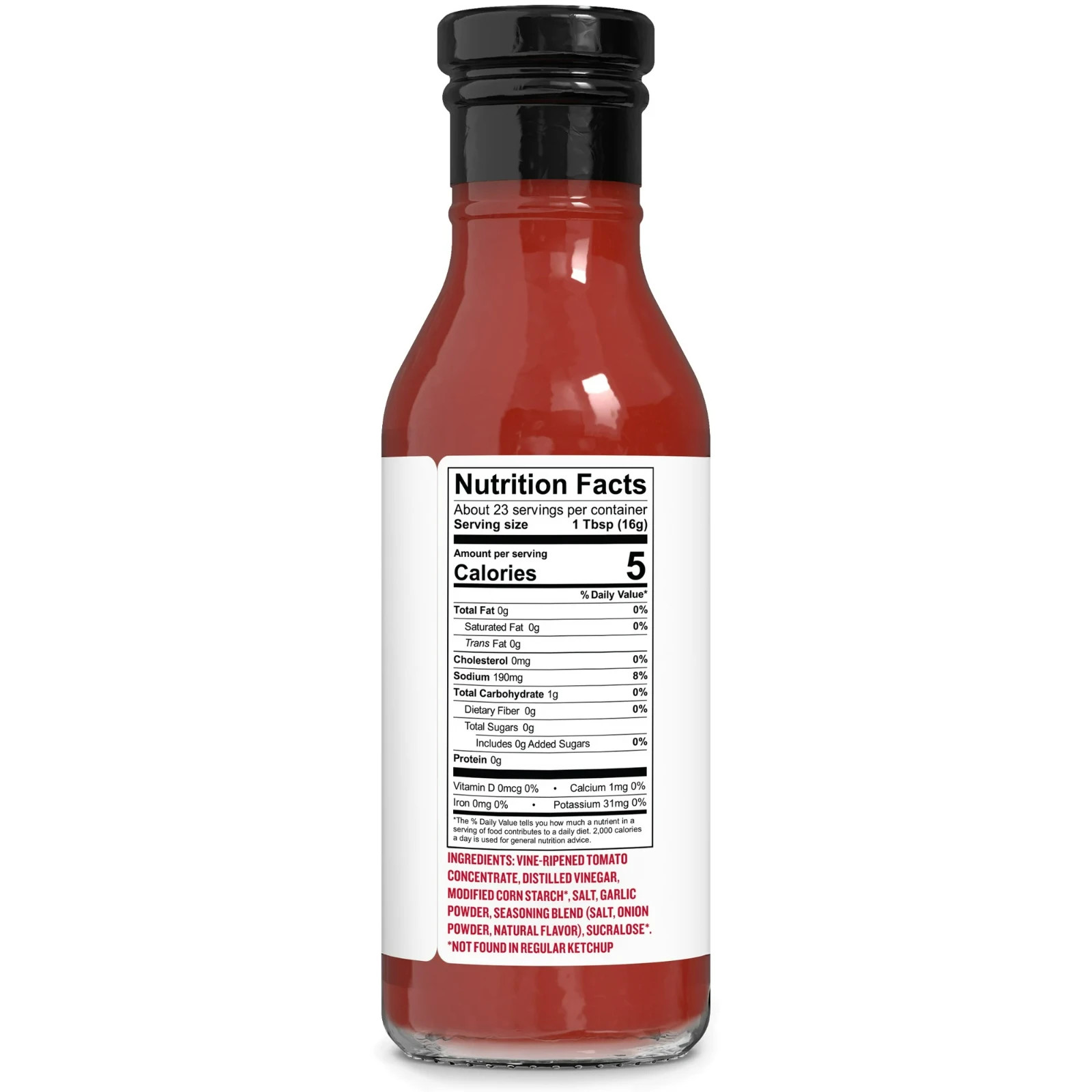 G Hughes Sugar Free Ketchup, 13oz