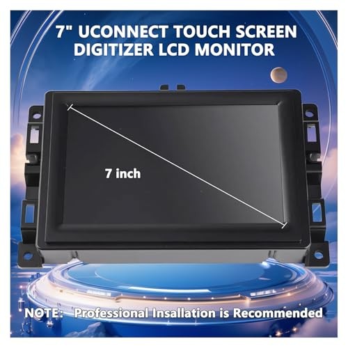 New Replacement 7" Uconnect LCD Display with Bracke LCD 7 Jeep LCD with Bracket