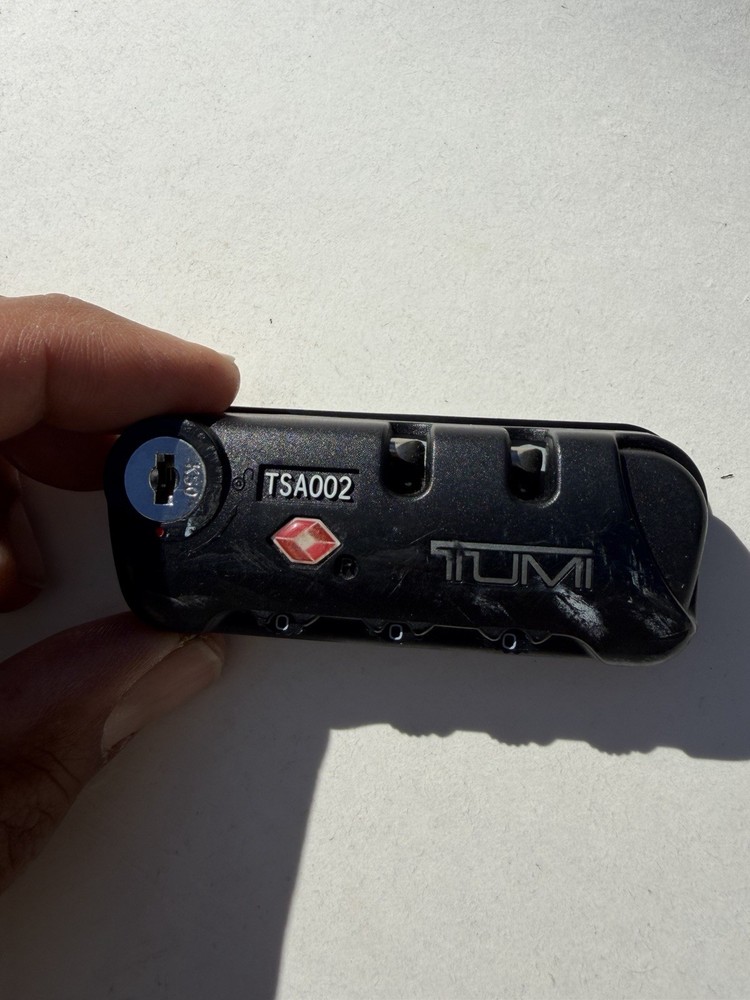 Tumi Locking Oem Genuine Tegra Lite Zipper Pull Slider & Tsa002 Combination Lock