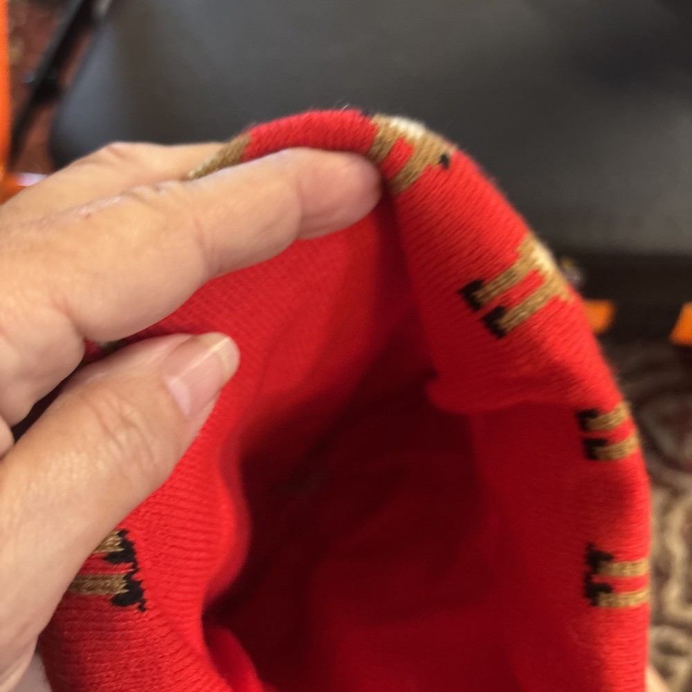 Light Up Christmas Hat - With Ho! Ho! On It