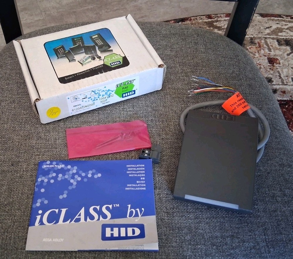 HID 6120AGN0000 iClass R40  proximity card reader
